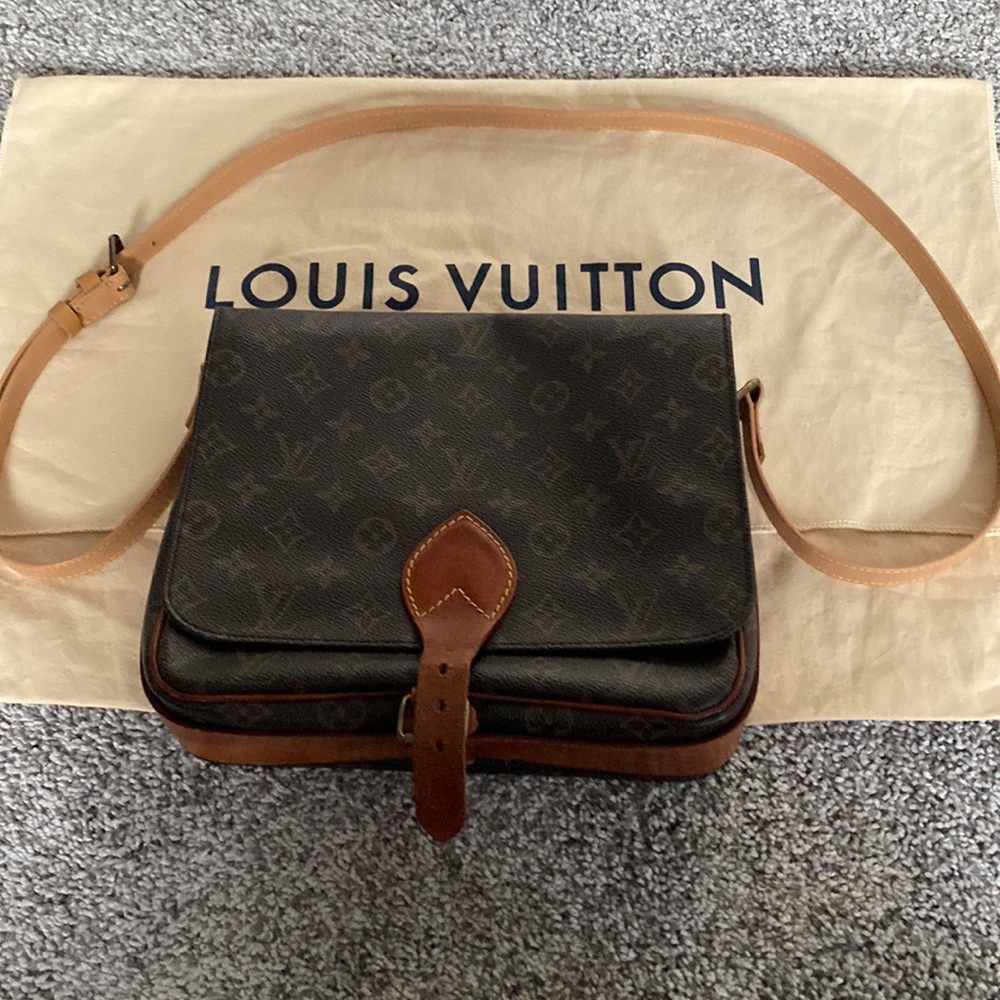 LV Monogram Cartouchiere